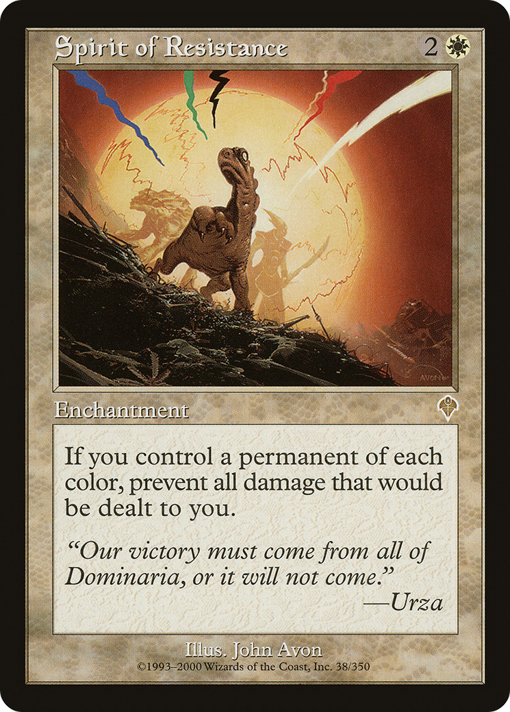 Esprit de Résistance (INV-038) - Invasion Foil 