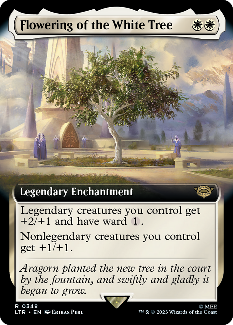 Flowering of the White Tree (Extended Art) (LTR-348) - The Lord of the Rings: Tales of Middle-earth: (Extended Art)