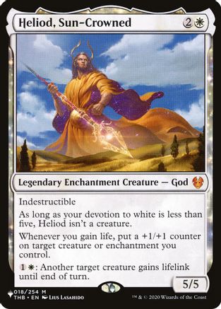 Heliod, Sun-Crowned (LIST-018/254) - The List Reprints
