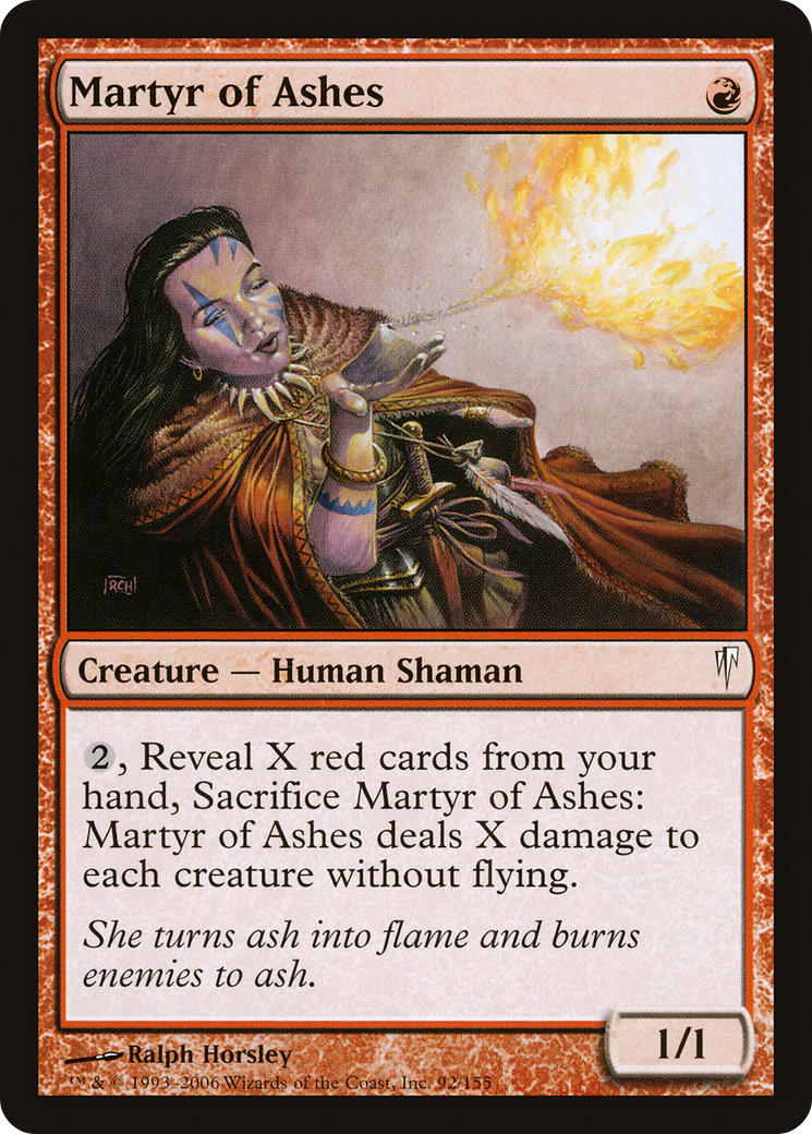 Martyr des Cendres (CSP-092) - Coldsnap Foil 