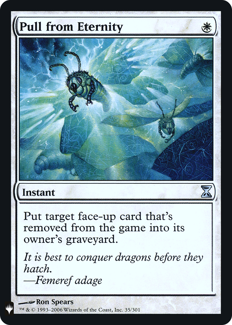 Pull from Eternity (LIST-TSP-35) - The List Foil