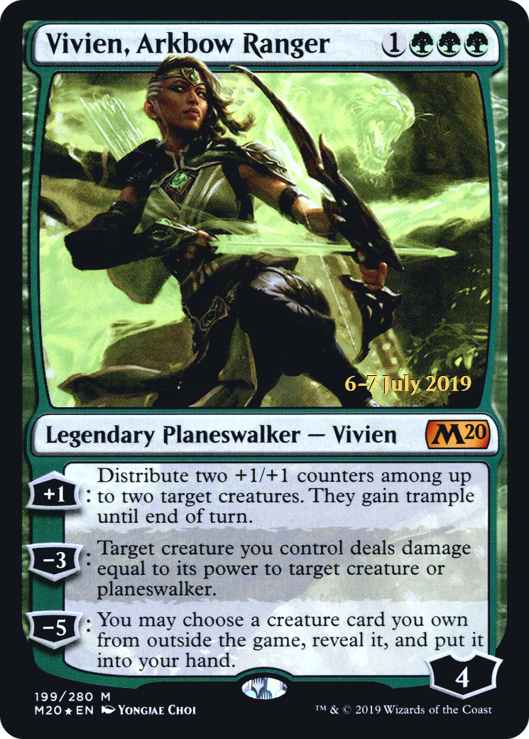 Vivien, Arkbow Ranger (PRE-199S) - Core Set 2020 Promos Foil