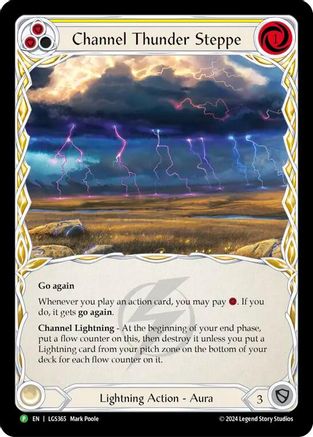 Channel Thunder Steppe - LGS365 (LGS365) - Chair et sang : Cartes promotionnelles