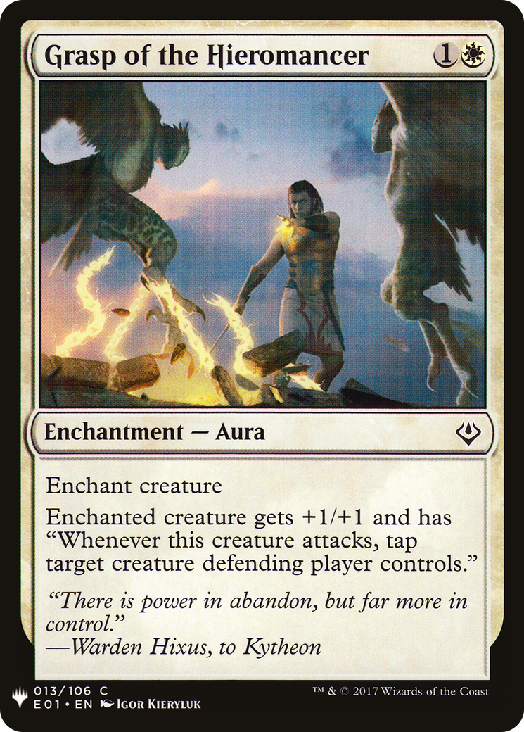 Grasp of the Hieromancer (LIST-E01-13) - The List