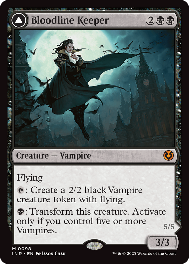 Gardien de la lignée // Seigneur de la lignée (INR-098) - Innistrad Remastered Foil 