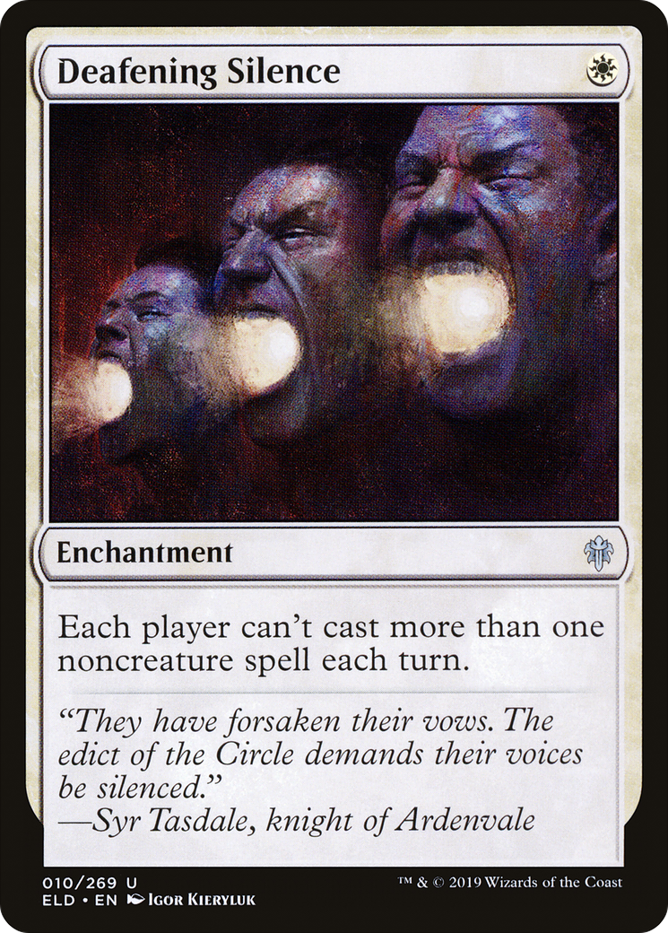Silence assourdissant (ELD-010) - Trône d'Eldraine Foil 