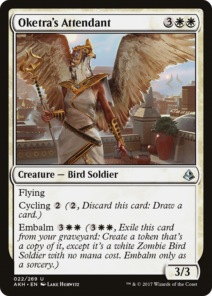 Agent d'Oketra (AKH-022) - Feuille d'Amonkhet 