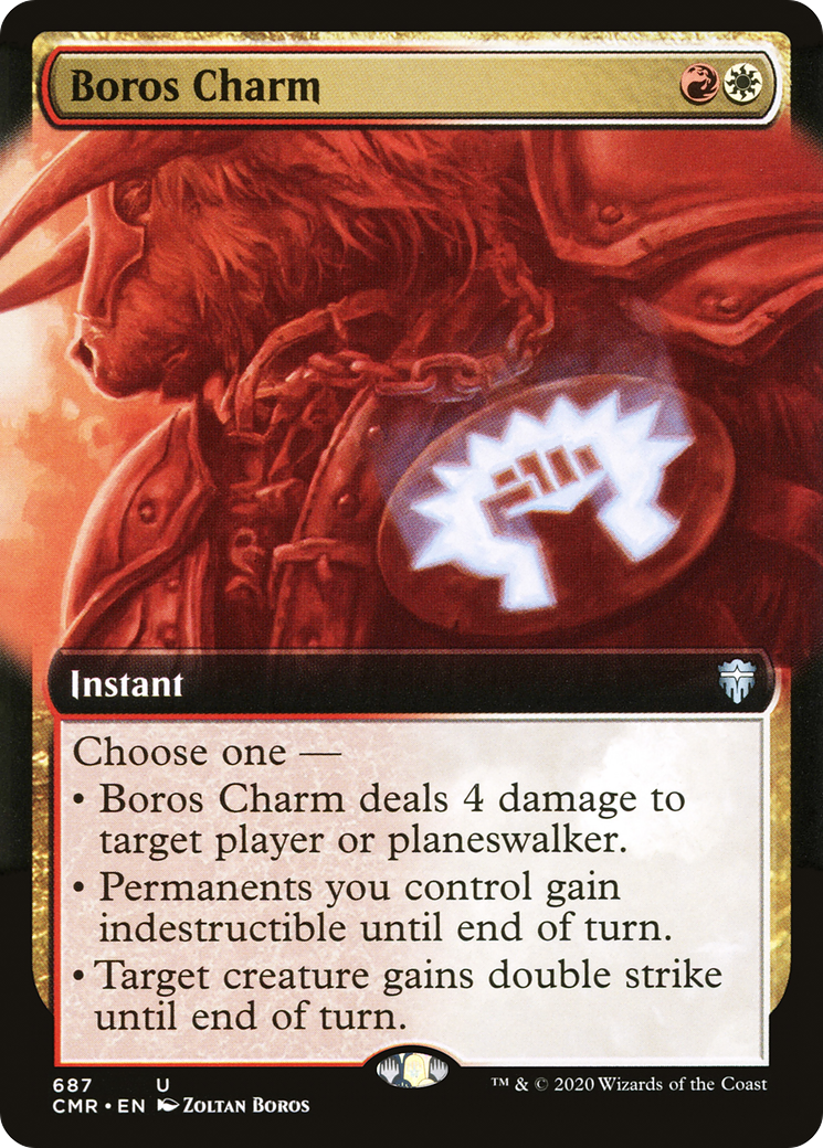 Boros Charm (Extended Art) (CMR-687) - Commander Legends: (Extended Art)