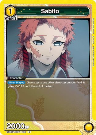 Sabito (UE05ST/KMY-1-105) - Demon Slayer Kimetsu no Yaiba Starter Deck