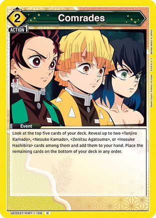 Comrades (UE05ST/KMY-1-109) - Demon Slayer Kimetsu no Yaiba Starter Deck