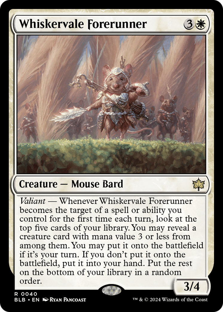 Précurseur de Whiskervale (BLB-040) - Bloomburrow