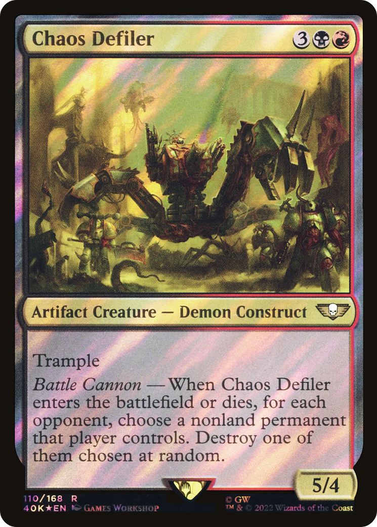 Profanateur du Chaos (40K-110★) - Commander Foil de Warhammer 40,000 