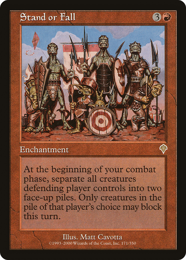Rester debout ou tomber (INV-171) - Invasion Foil 