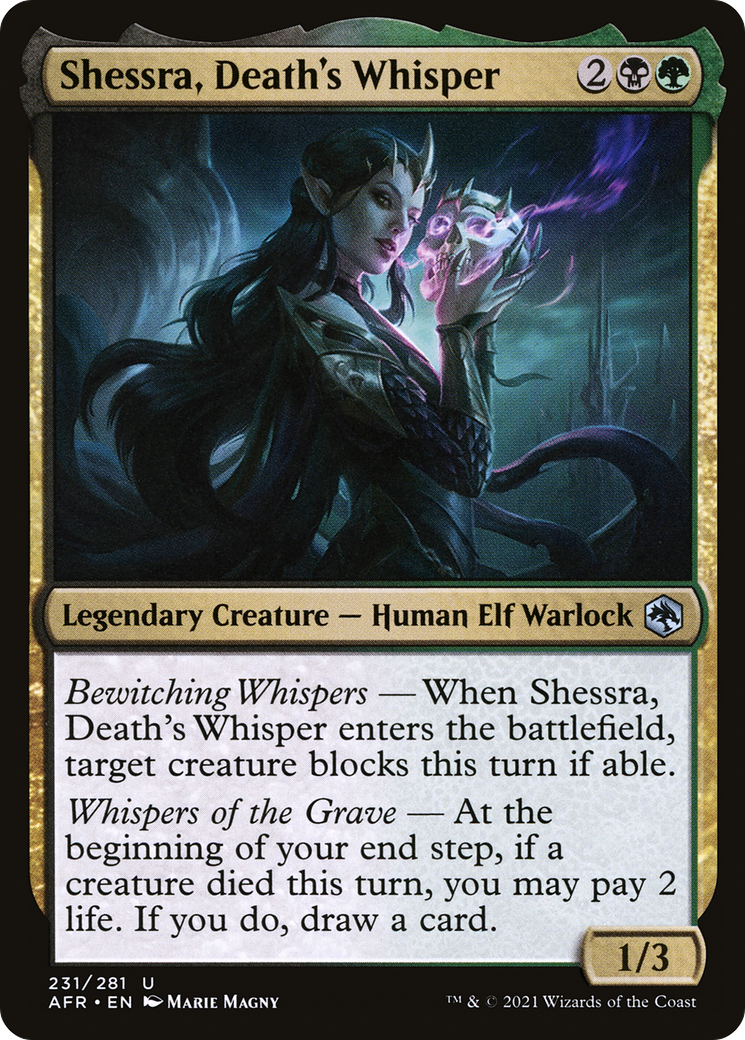 Shessra, Death's Whisper (AFR-231) - Adventures in the Forgotten Realms