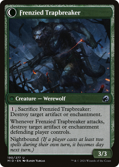 Libérateur d'Outreterre // Brise-pièges frénétique (MID-190) - Innistrad : Chasse de minuit : (Transformation double face)