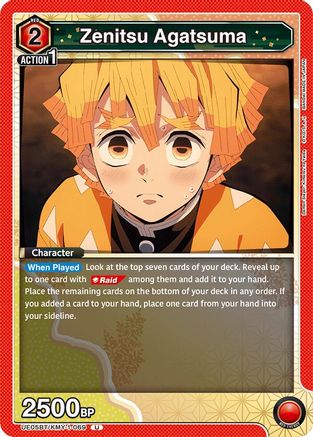 Zenitsu Agatsuma (069) (UE05BT/KMY-1-069) - Demon Slayer Kimetsu no Yaiba