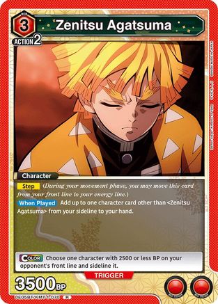 Zenitsu Agatsuma (070) (UE05BT/KMY-1-070) - Demon Slayer Kimetsu no Yaiba Foil