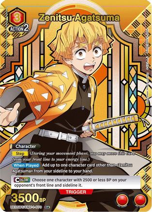 Zenitsu Agatsuma (070) (R*) (UE05BT/KMY-1-070) - Demon Slayer Kimetsu no Yaiba Foil