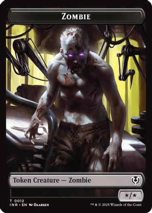 Jeton double face Zombie (0011) // Zombie (0012) (INR-11 // 12) - Innistrad Remastered 