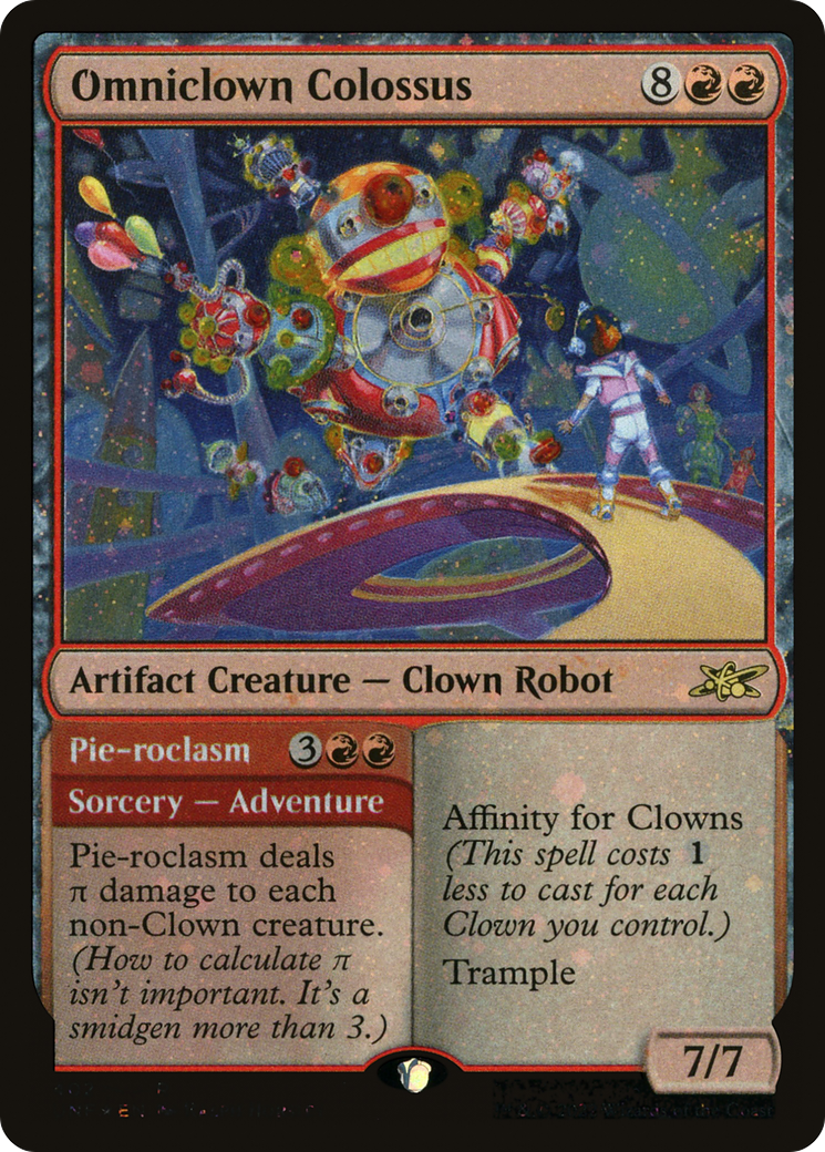 Omniclown Colossus (Galaxy Foil) (UNF-402) - Unfinity Foil