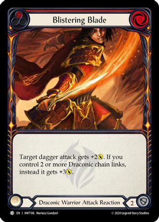 Lame Brûlante (Rouge) (HNT106) - Le Foil Arc-en-ciel Traqué