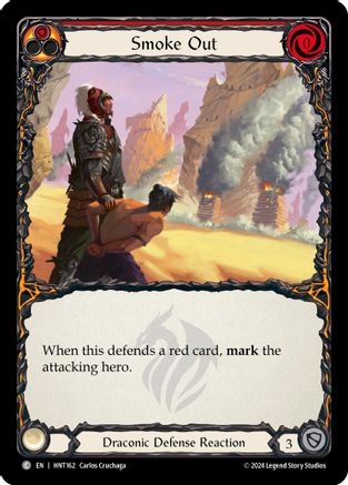 Smoke Out (Rouge) (HNT162) - Le papier d'aluminium arc-en-ciel traqué