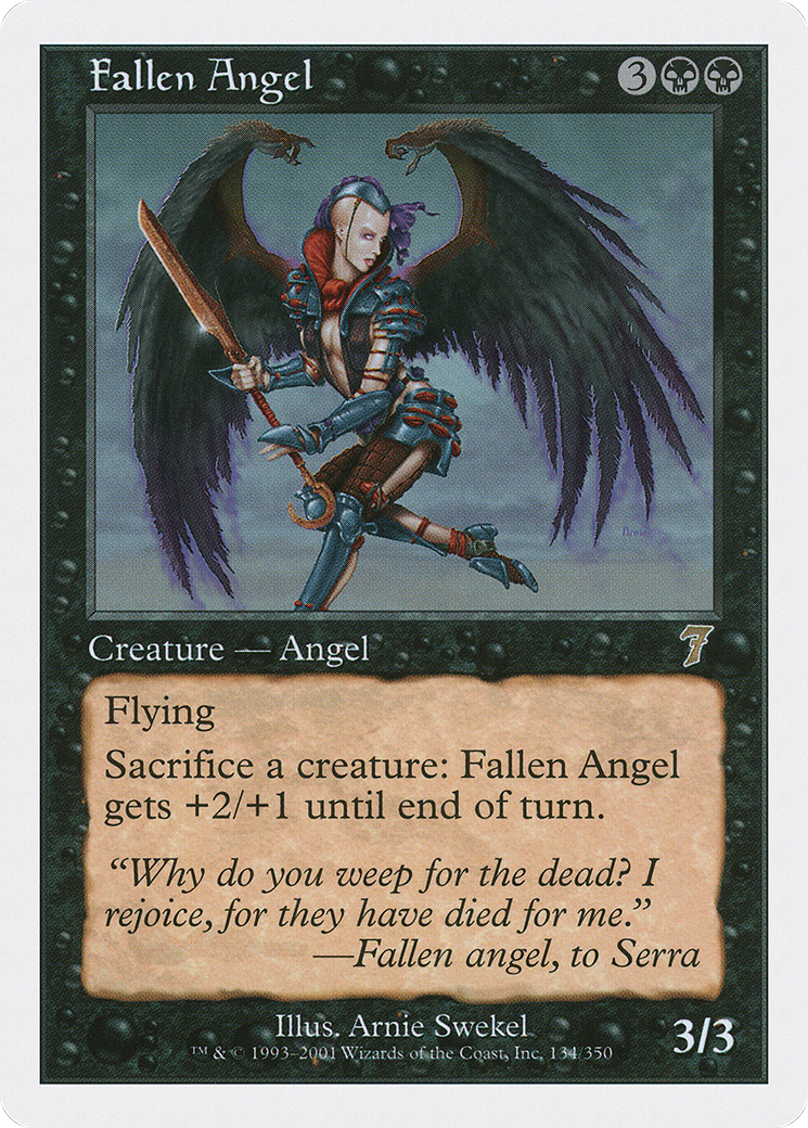 Fallen Angel (7ED-134) - Seventh Edition