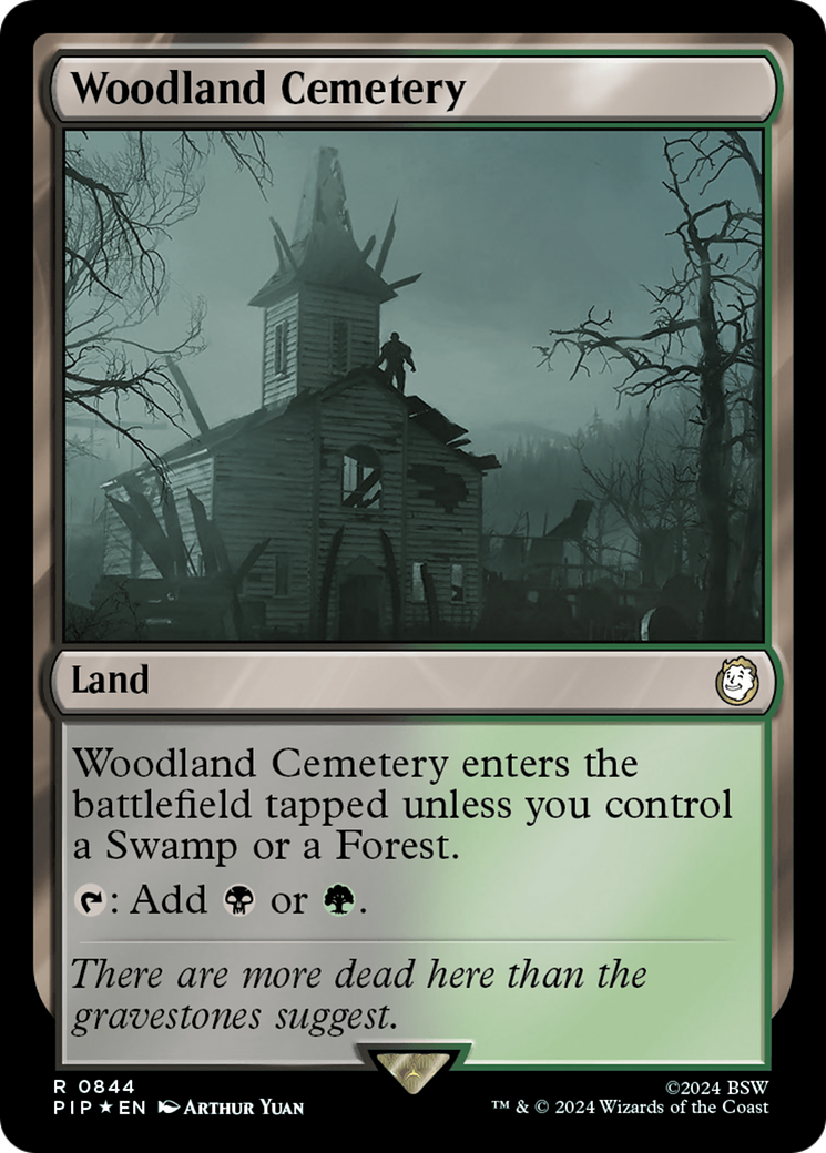 Cimetière Woodland (PIP-844) - Fallout Foil 
