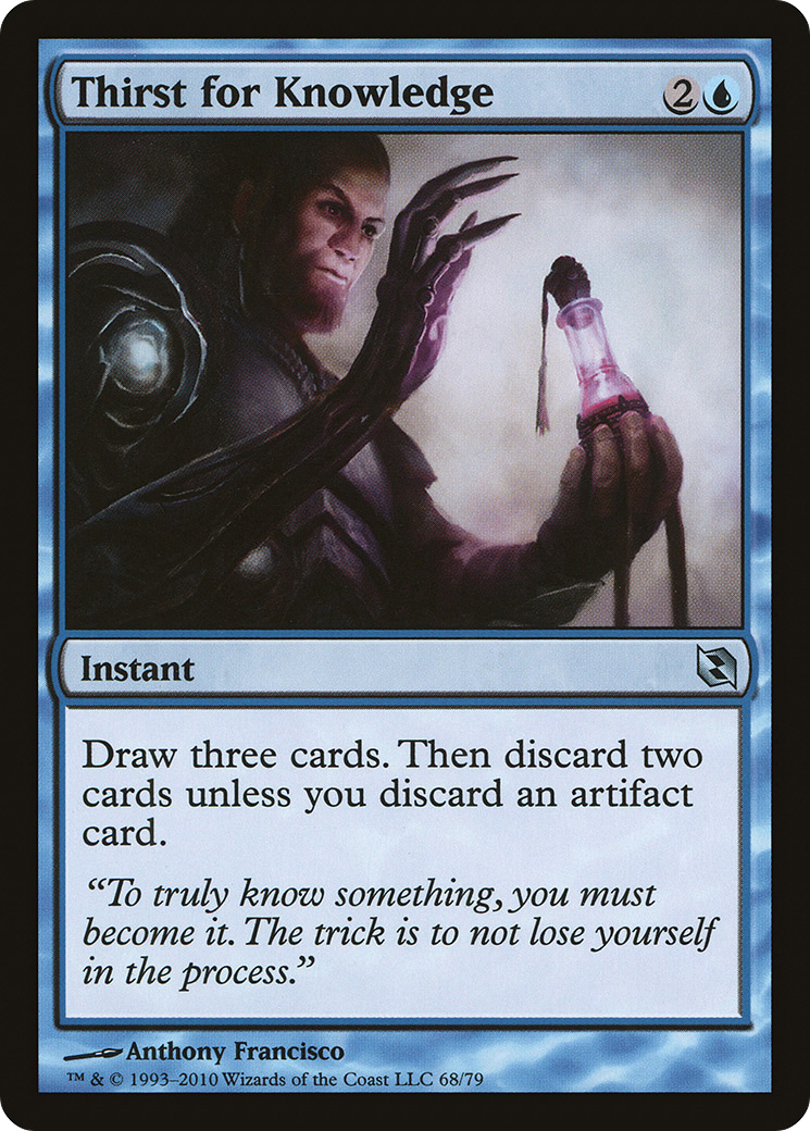 Soif de connaissance (DDF-068) - Duel Decks : Elspeth contre Tezzeret