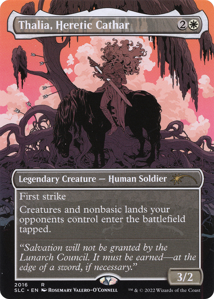 Thalia, Heretic Cathar (SLC-2016) - Secret Lair 30th Anniversary Countdown Kit (Borderless)