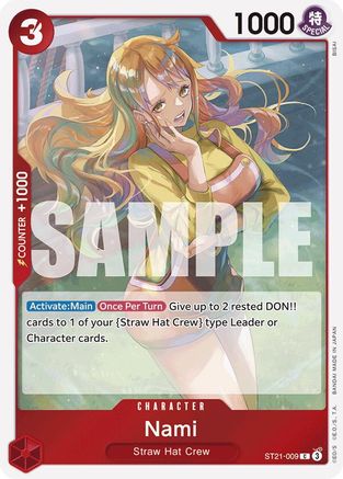 Nami (ST21-009) - Deck de démarrage EX : Équipement 5 