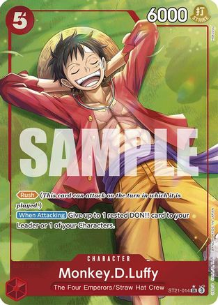Monkey.D.Luffy (014) (Parallèle) (ST21-014) - Deck de démarrage EX : Gear 5 Foil 