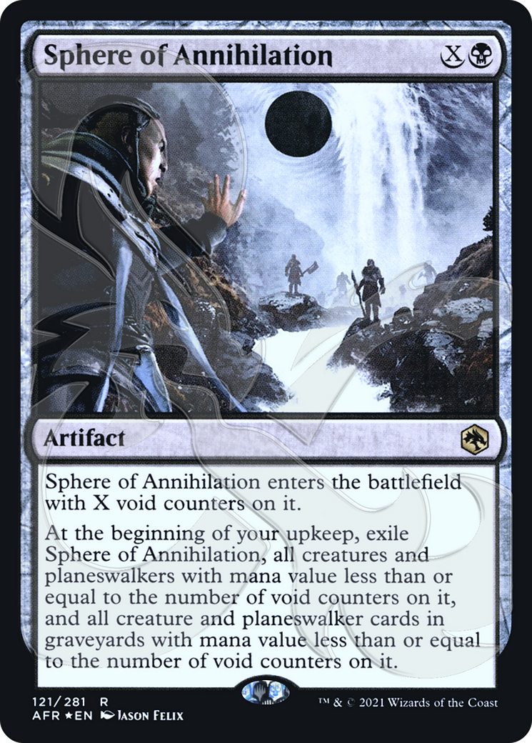 Sphere of Annihilation (AFR&-121) - Adventures in the Forgotten Realms Promos Foil