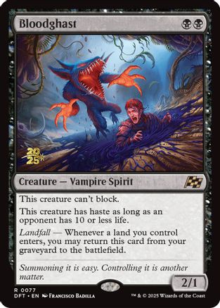 Bloodghast (PRE-077) - Cartes de pré-version Foil 