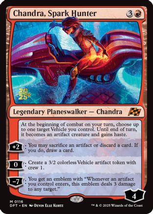 Chandra, Chasseur d'étincelles (PRE-116) - Cartes de pré-version Foil