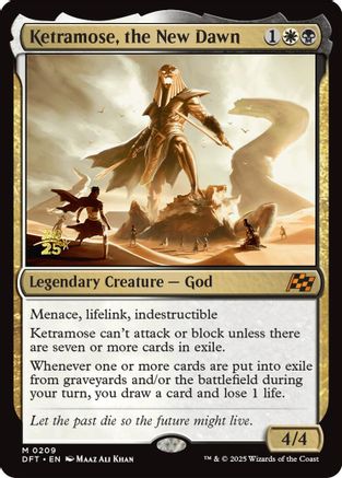 Ketramose, la Nouvelle Aube (PRE-209) - Cartes de pré-version Foil