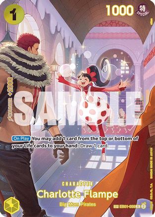 Charlotte Flampe (SP) (EB01-056) - Feuille de sang royal 