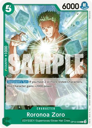 Roronoa Zoro (038) (OP10-038) - Sang Royal 