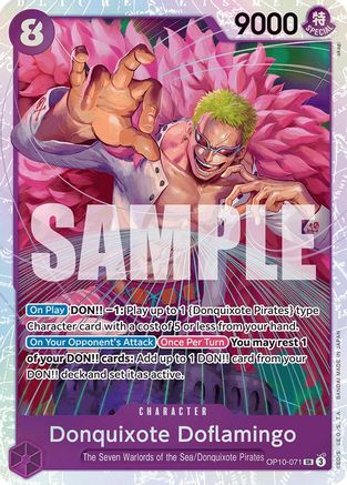 Don Quichotte Doflamingo (OP10-071) - Feuille de sang royal 