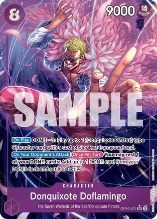 Don Quichotte Doflamingo (Parallèle) (OP10-071) - Feuille de Sang Royal 