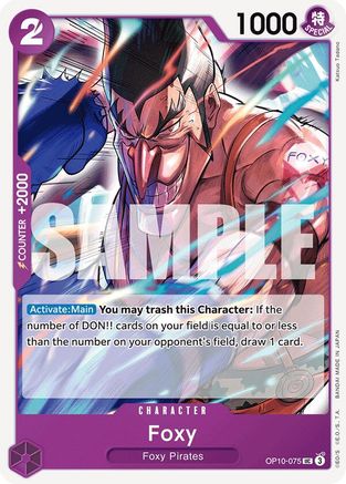 Foxy (OP10-075) - Sang Royal 