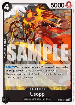 Usopp (081) (OP10-081) - Sang Royal 