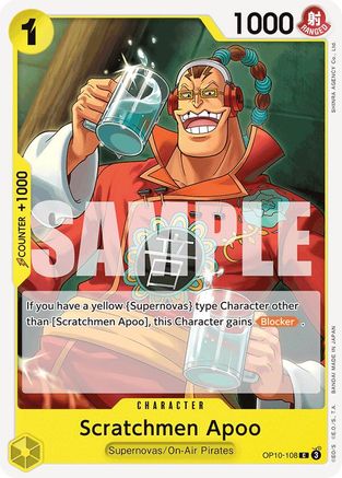 Scratchmen Apoo (OP10-108) - Sang Royal 