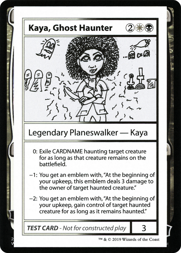 Kaya, Ghost Haunter (No PW Symbol) (CMB1-094) - Mystery Booster Playtest Cards 2021