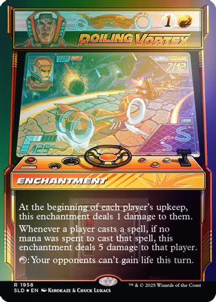 Roiling Vortex (Rainbow Foil) (SLD-1958) - Secret Lair Drop Series Foil