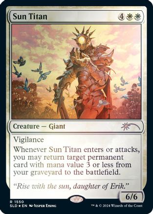 Titan solaire (feuille arc-en-ciel) (SLD-1550) - Série de gouttes Secret Lair 