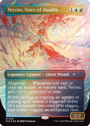 Veyran, Voice of Duality (Rainbow Foil) (SLD-1915) - Secret Lair Drop Series Foil