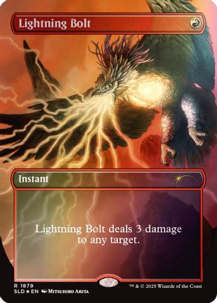 Lightning Bolt (1879) (Rainbow Foil) (SLD-1879) - Secret Lair Drop Series Foil