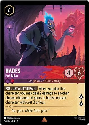 Hadès - Fast Talker (52/204) - Île d'Archazias 