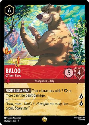 Baloo - Vieilles Pattes de Fer (142/204) - Feuille Froide de l'Île d'Archazias 